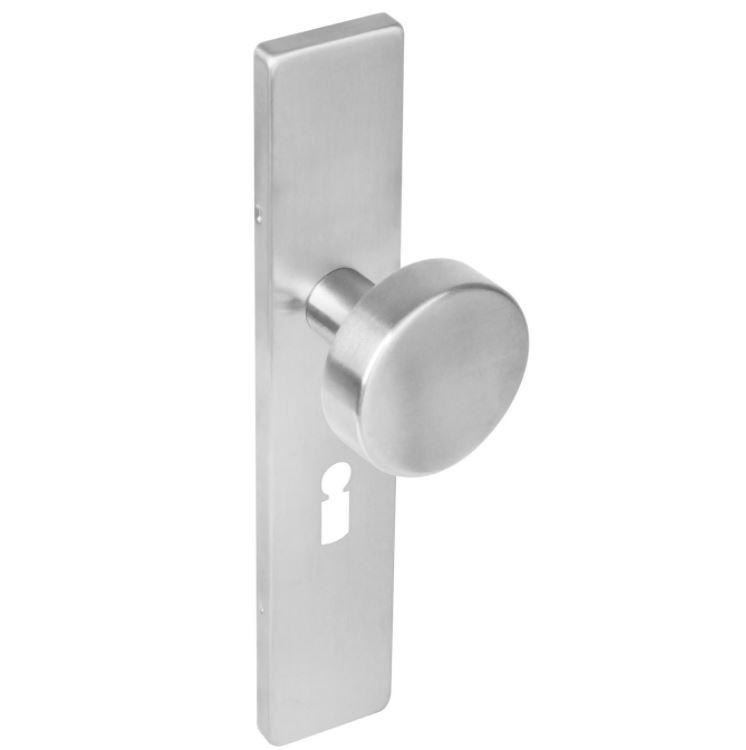 Knopschild verdekt vierkant SL56 mm RVS