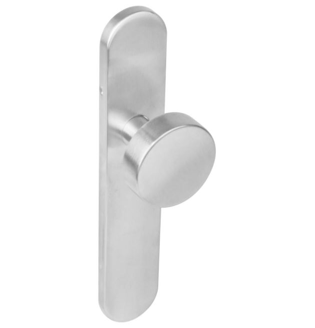 Knopschild verdekt Rond blind rvs