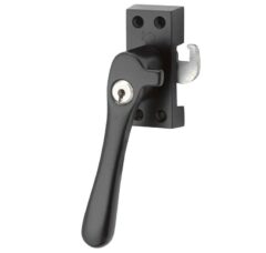 SKG Raamsluiting Met Sluitplaat Links Linea mat zwart