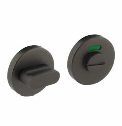 WC-sluiting 8mm verdekt met nokken ø53x8mm rvs Antraciet Grijs