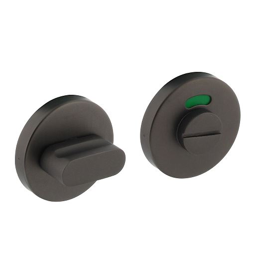 WC-sluiting 8mm verdekt met nokken ø53x8mm rvs Antraciet Grijs