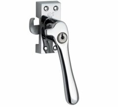 SKG Raamsluiting Met Sluitplaat Rechts Linea glans chroom