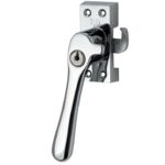 SKG Raamsluiting Met Sluitplaat Links Linea glans chroom