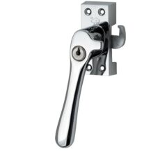 SKG Raamsluiting Met Sluitplaat Links Linea glans chroom