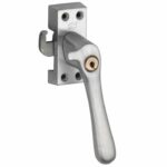 SKG Raamsluiting Met Sluitplaat Rechts Linea mat chroom