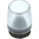 Omsteekdop PVC ⌀12 mm Naturel + Vilt