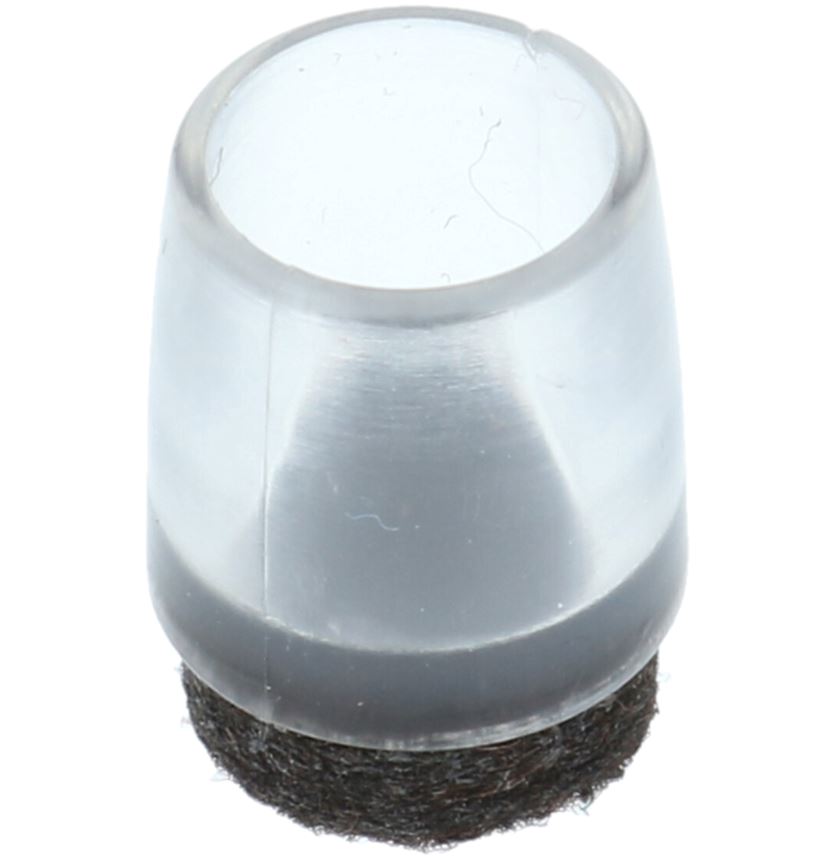 Omsteekdop PVC ⌀12 mm Naturel + Vilt