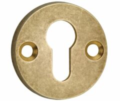 SKG3 cilinderrozet binnen Elegant messing antiek