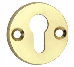 SKG3 cilinderrozet binnen Elegant messing gelakt