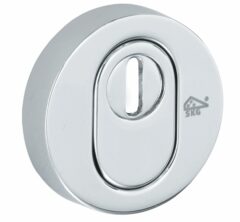 SKG3 cilinderrozet buiten + kerntrekbeveiliging Elegant glans chroom