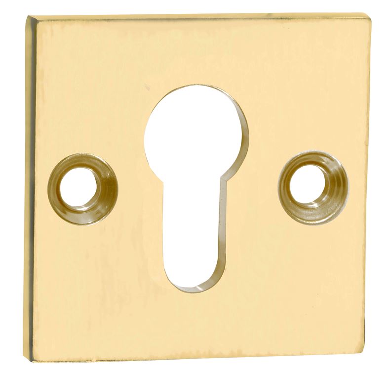 SKG3 cilinderrozet binnen Bauhaus messing ongelakt