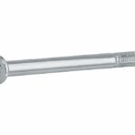 1 Bout M6x80 mm glans chroom