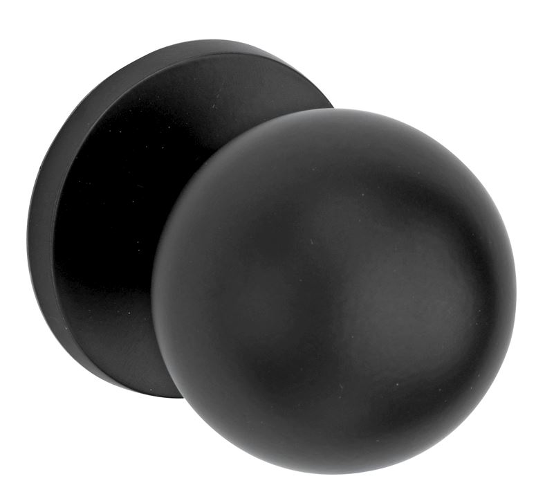 Voordeurknop Kogel 60mm mat zwart
