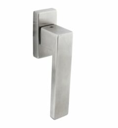 Intersteel raamkruk Amsterdam op rechthoekig rozet rvs