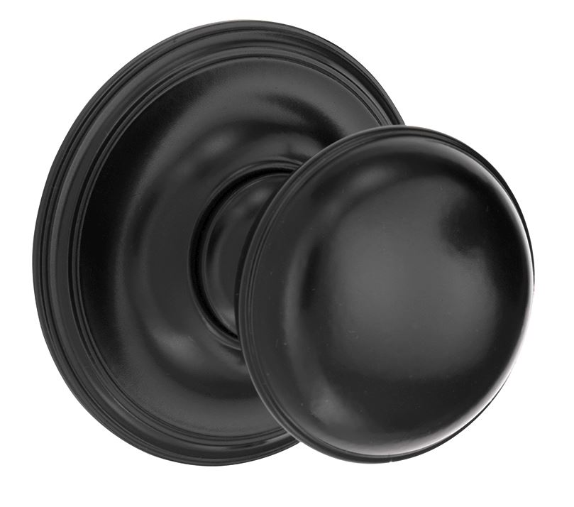 Voordeurknop Paddenstoel 70mm mat zwart