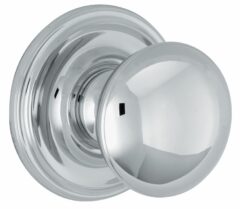 Voordeurknop Paddenstoel 90mm glans chroom