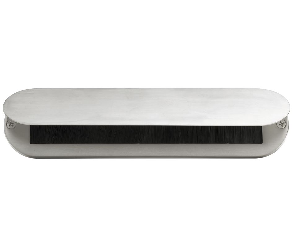 Tochtklep ovaal Mi Satori mat nikkel ongelakt