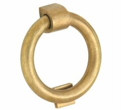 Deurklopper Anello messing antiek