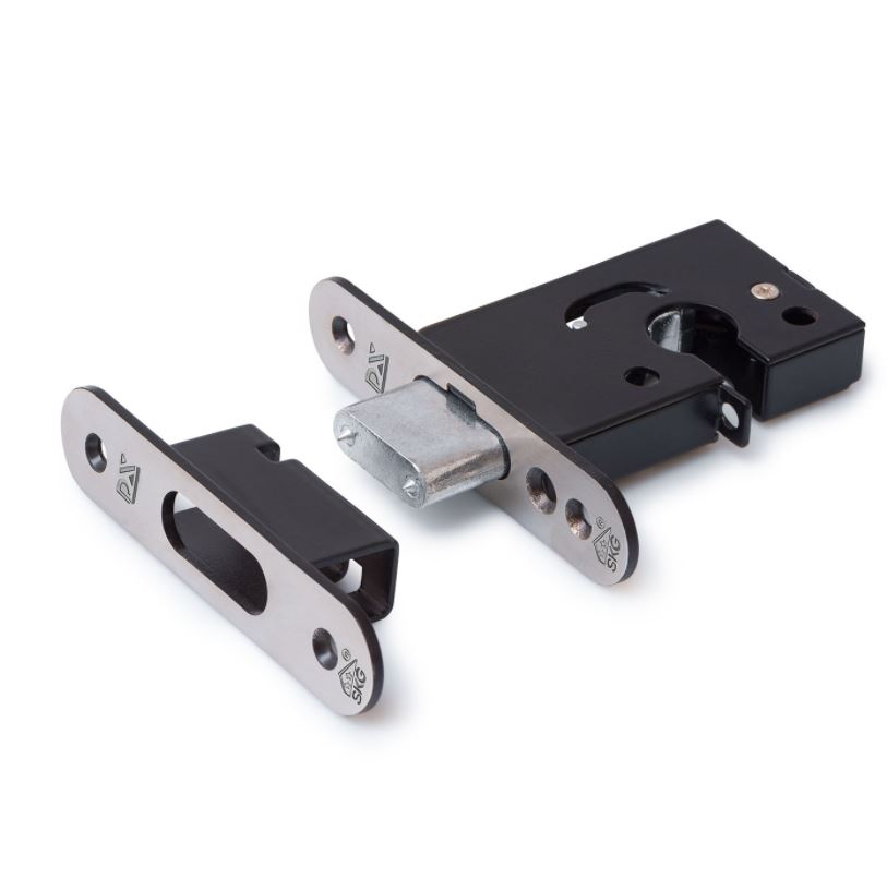 Insteek veiligheids nachtslot voor profielcilinder SKG**® Ronde hoeken