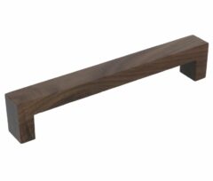 Greep Bench Recht Walnoot gelakt 160 mm