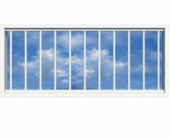 SecuBar Lichtkoepelbeveiliging Fix & Go - 11 spijls 2000x1000 mm