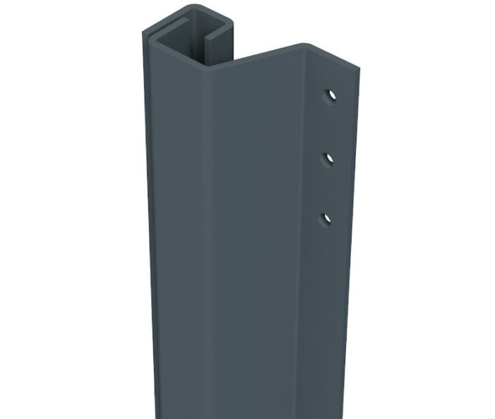 SecuStrip Anti-Inbraakstrip Plus Buitendraaiend 2300 mm Achterdeur Terugligging 0-6 mm Basalt Grijs