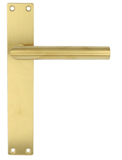 Deurkruk Sharon op schild rechthoekig blind PVD mat goud
