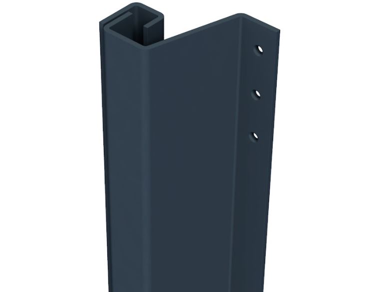 SecuStrip Anti-Inbraakstrip Plus Buitendraaiend 2300 mm Achterdeur Terugligging 14-20 mm Antracietgrijs