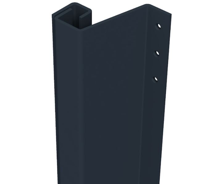 SecuStrip Anti-Inbraakstrip Plus Buitendraaiend 2300 mm Achterdeur Terugligging 21-27 mm Antracietgrijs