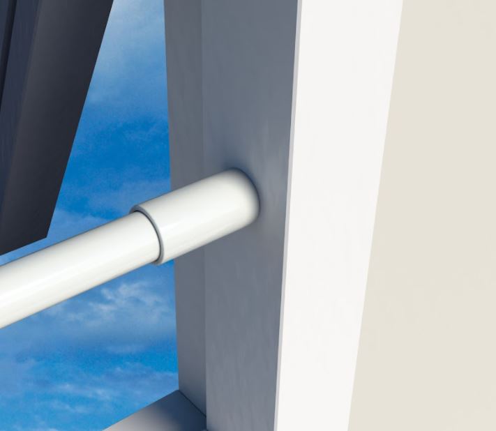 SecuBar Barrierestang Heavy Duty in de dag Twist 1490 mm