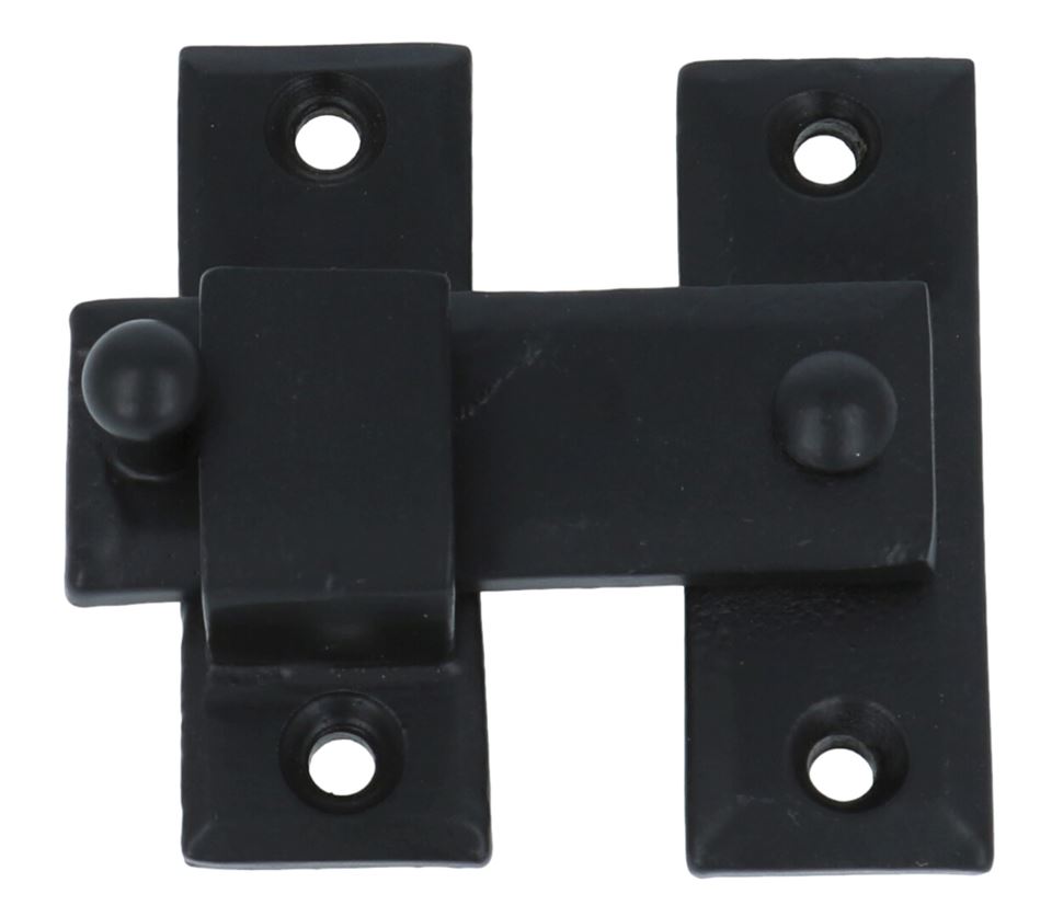 Overslag-sluiting ijzer zwart