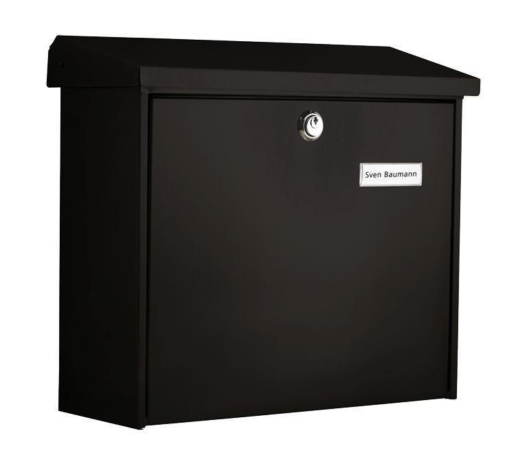 Wandbrievenbus Comfort zwart
