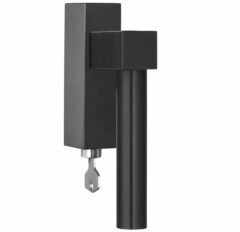 Draaikiepgarnituur afsluitbaar BOBBY EK102-DKLOCK PVD mat zwart