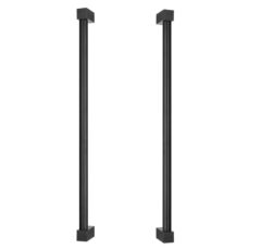 Set deurgrepen BOBBY EK500 PA 500 mm PVD mat zwart