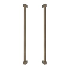 Set deurgrepen BOBBY EK500 PA 500 mm Brons