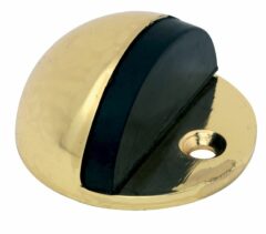 Deurstopper Halfrond messing gelakt