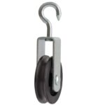 Katrol spitse haak 50 mm verzinkt