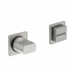 WC-sluiting 8 mm minimalistisch zelfklevend vierkant 30x30x2,5mm rvs