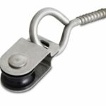 Katrol met schroefoog 15 mm RVS AISI 304