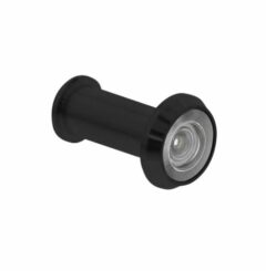 Deurspion 180° zwart