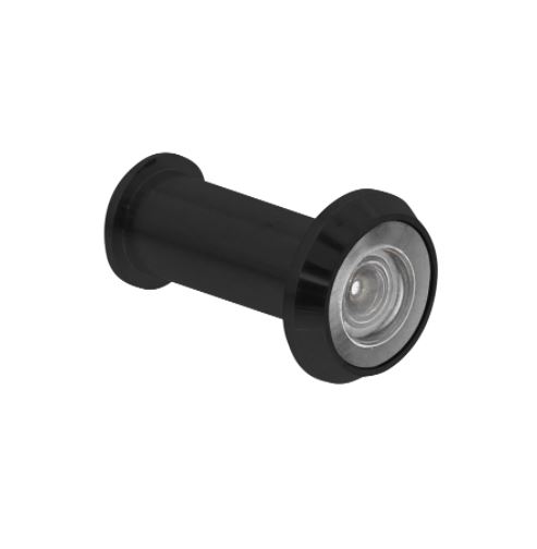 Deurspion 180° zwart