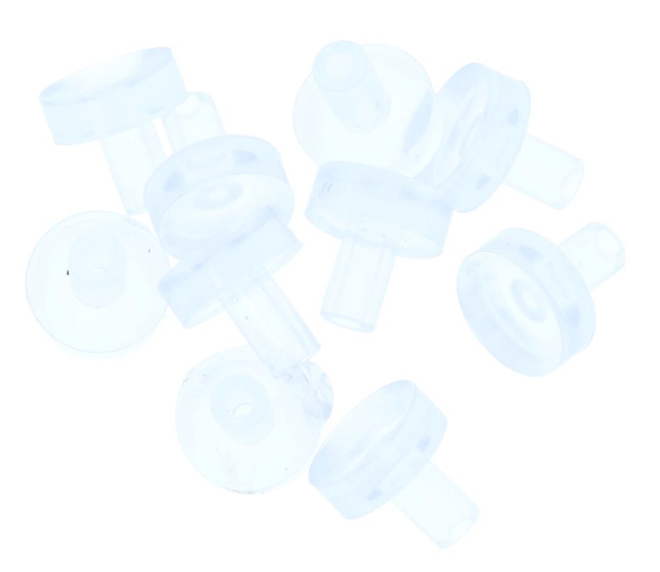 Glasbuffer PVC Transparant 6 X 15 X 5 X 10 mm