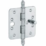 Kogellagerscharnier SKG3 89x89 ronde hoek vaas glans chroom