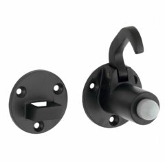 Deurvastzetter Elegant mat zwart