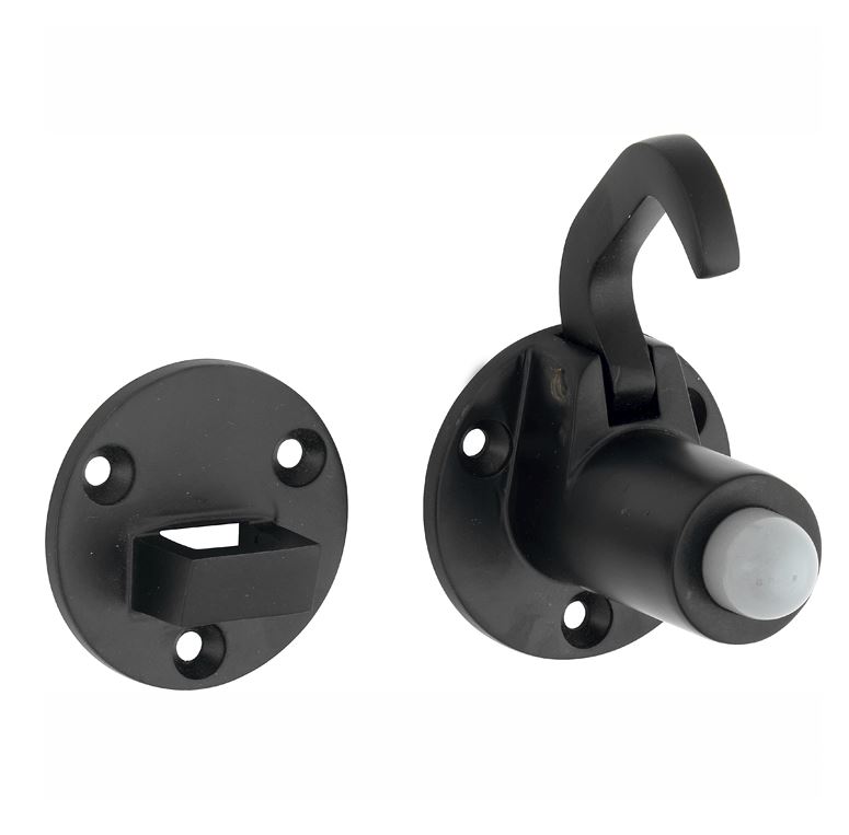 Deurvastzetter Elegant mat zwart