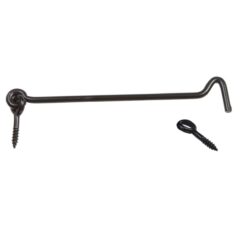 Windhaak staal zwart 150 mm