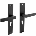 Intersteel deurkruk Hera op langschild PC55 mat zwart