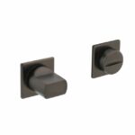 Intersteel WC-sluiting 8 mm minimalistisch zelfklevend 30x30x2,5mm antraciet grijs