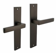 Intersteel deurkruk Hera op langschild blind antraciet grijs
