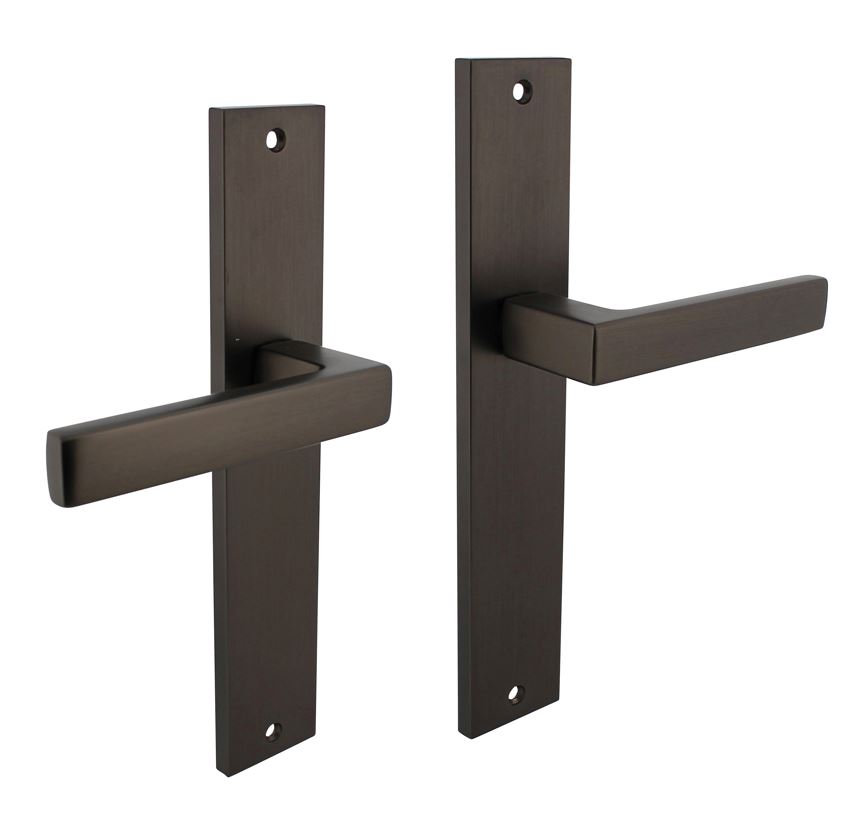 Intersteel deurkruk Hera op langschild blind antraciet grijs